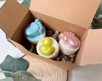 3D Baby Wax Melts Set: Handmade New Parent Gift