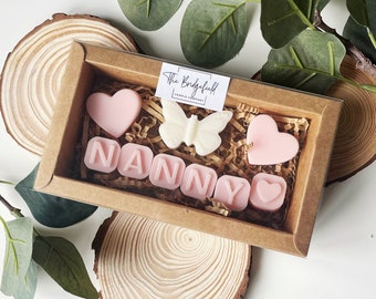 Nanny Wax Melt Gift Set - Nanny / Nanna / Nan / Granny / Gran - Personalised Wax Melt Gift