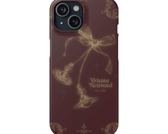Vivienne Westwood Red Dark maroon Burgundy Vintage Dark feminine Aesthetic Fashion Fall girl Y2K Phone Cases