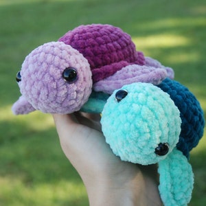 CUSTOM Crochet Baby Sea Turtle Plushie