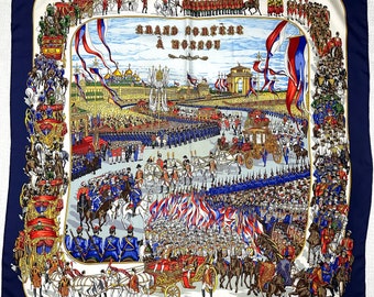 Hermes Grande Cortege au Moscou Schal