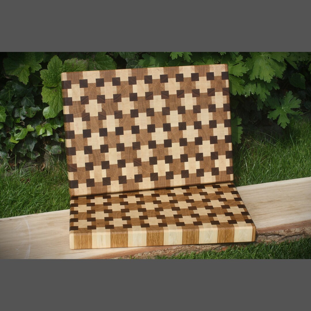 Planche à Découper Drapeau Américain Rosewood Block 30x20x2 - Noyer-cerise-érable