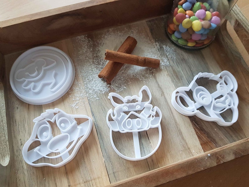 Lion King Cookie Cutter Le Lot de 4