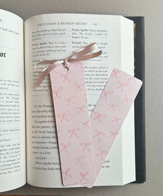 Pink Bows Bookmark Pink Bows Bookmark