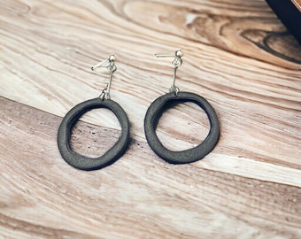 Pendientes Aros Negros