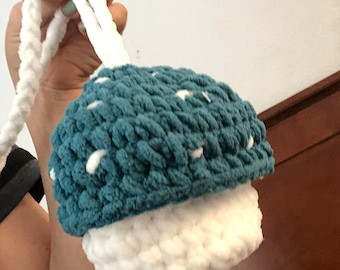 Easy Crochet Pattern - Whimsical Mushroom Bag - Instant Download PDF