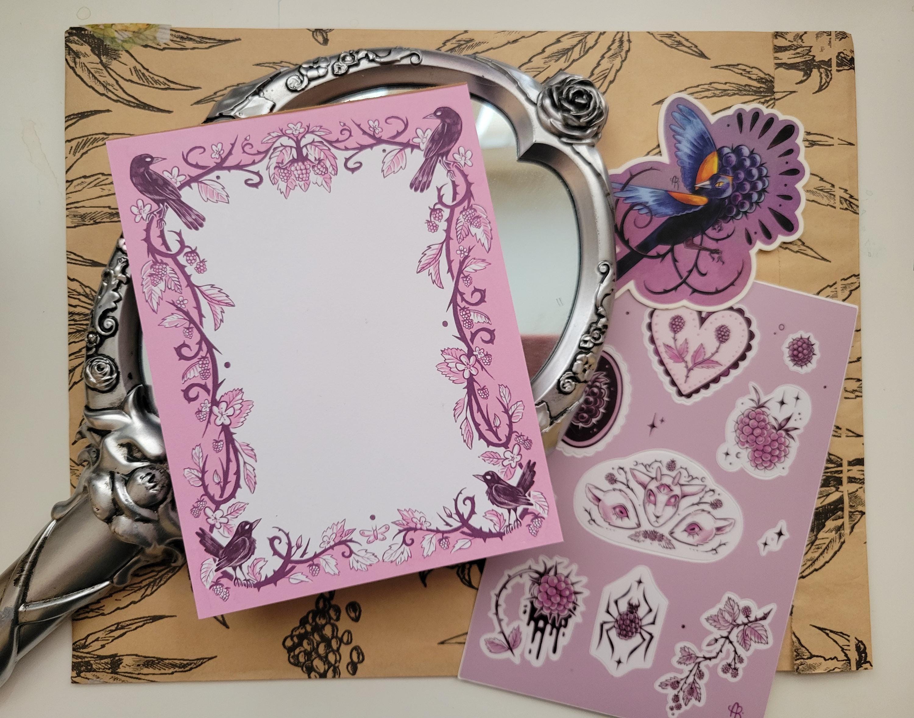 Blackberry Season Stationary Set