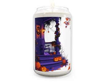 Pumpkin Porch Halloween Candle | Scented Soy Candle