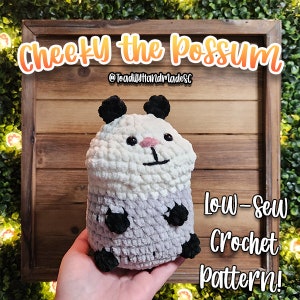 Cheeky Possum Crochet Pattern || OFFICIAL PATTERN || Amigurumi
