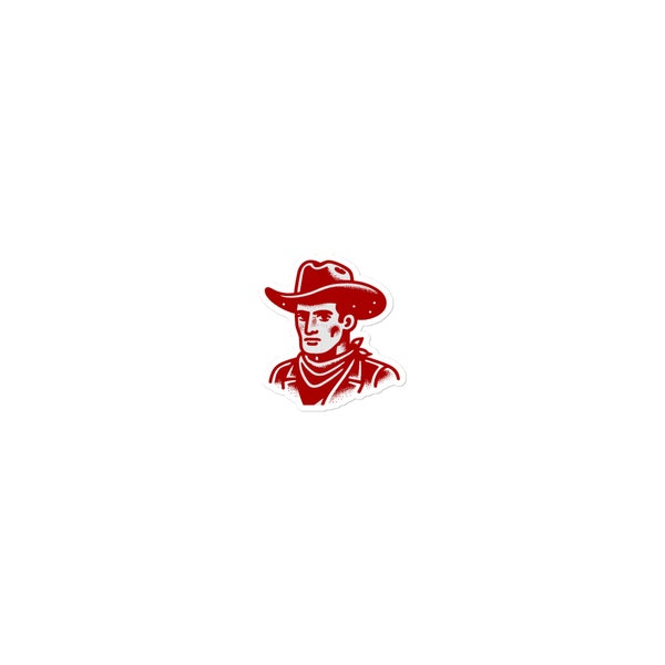 Classic Americana Cowboy Sticker