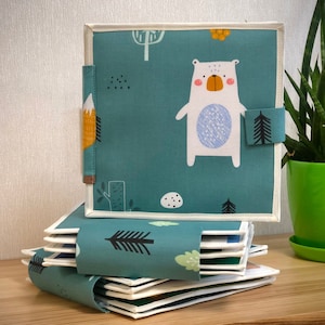 Dementia activity Quiet baby book, busy book felt, toddler montessori toys board gifts fidget toy sensory tactile activity SovushkaLittle 2