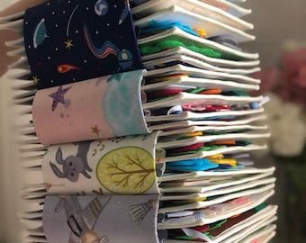 Quadro de atividades para crianças pequenas, páginas de livro suaves e silenciosas, educação de habilidades motoras finas, primeiro presente, atividade personalizada para sentir o toque, Sovushka Little 2