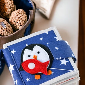 Montessori toys toddler gift waldorf autism sensory book unique baby custom toys organic felt cotton play game preschool Sovushka Little 2