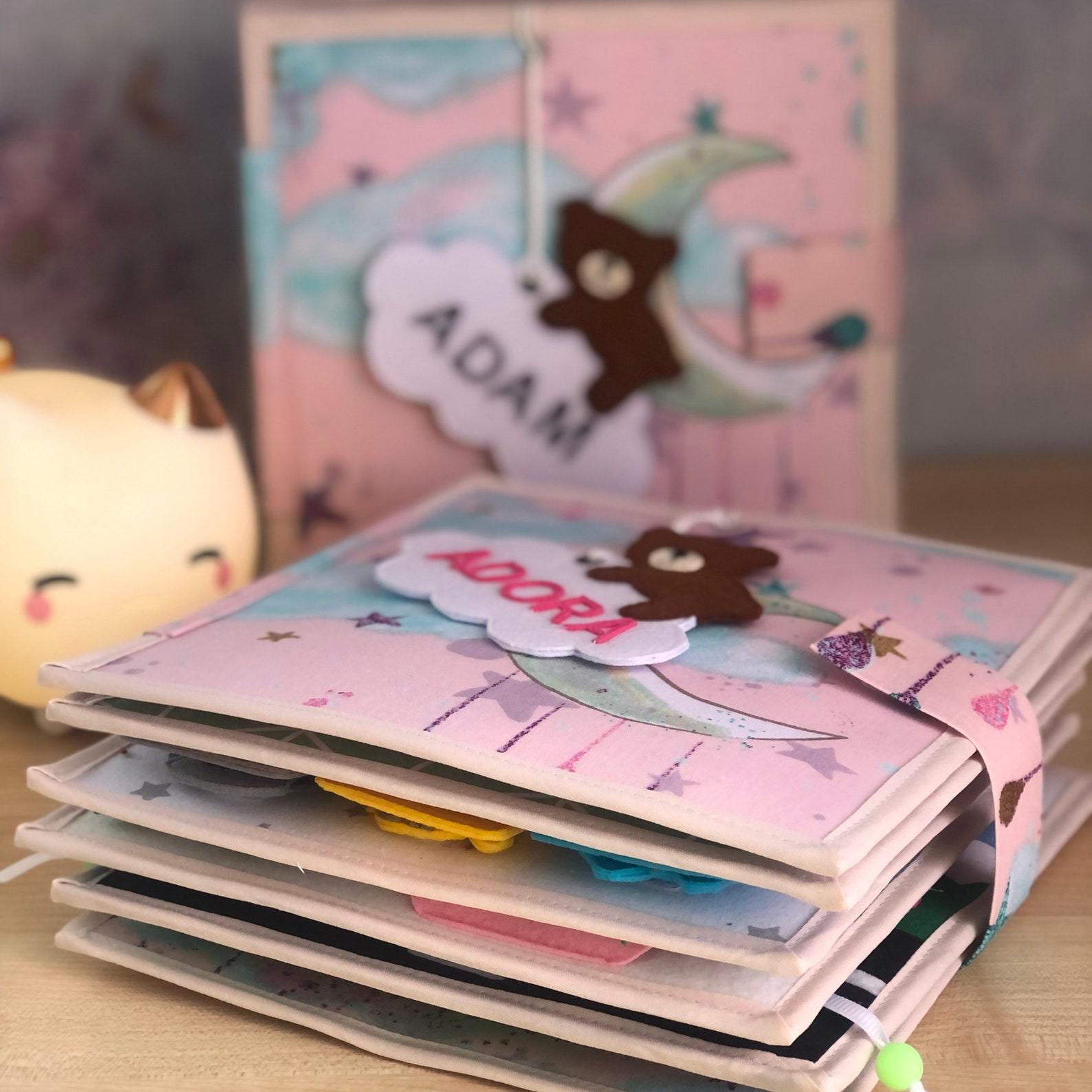 Soft Quiet Book Pages, Fine Motor Skills Education, First Book, Travel ...