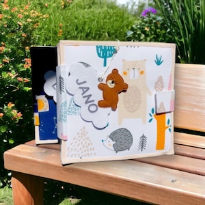 Quiet book Whimsical Felt Montessori Toddlers Educational Toy Interactive Handmade Felt Learning Toy Activities Handcrafted SovushkaLittle 2