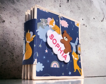 Felt quiet book - Ukrainina shop - Montessori busy book - Soft busy board - Sovushka Little