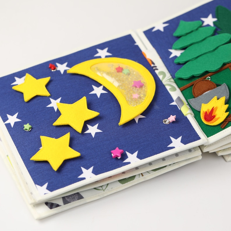 Soft Quiet Book Pages, Fine Motor Skills Education, First Book, Travel ...