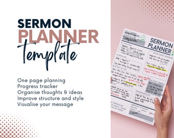 Sermon Planner Template