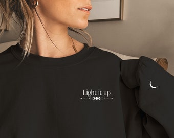 Light it Up Sweatshirt, Crescent City inspiriert, SJM, City of Starlight inspiriert Shirt, Buch Merch, Buchliebhaber, Buch Girlies,