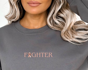 Koszulka z napisem Uterine Cancer, Bluza z napisem Chemo, Koszulka Fighter, Koszulka Chemo, Rak macicy, Prezent na raka, Koszulka Warrior, Koszulka Survivor