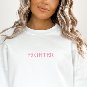 Brustkrebs Sweatshirt, Chemo Shirt, Krebs Sweatshirt, Kämpfer Shirt, Survivor Shirt, Brustkrebs, rosa Sweatshirt, Brustkrebs Geschenk