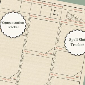 Minimal Dnd Character Sheet Vintage Stationary | Dungeons and Dragons ...