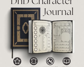 Carnet de notes gothique DnD A5 | 120 pages