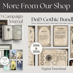 DnD Spell Cards 2024 & 2014 Bundle | All Classes | DnD Spellbook Cards | Dungeons and Dragons 5e | DnD Spells image 10