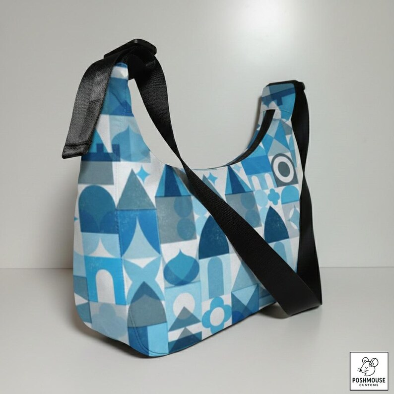 Crescent Bag Sewing Pattern – Geometric Shoulder Purse DIY - PDF ...
