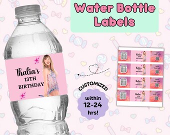 Eras Tour Water Bottle Labels Printable Custom Water Labels Taylor Party Decoration Eras Tour Party Decorations Eras Tour Water Wrapper