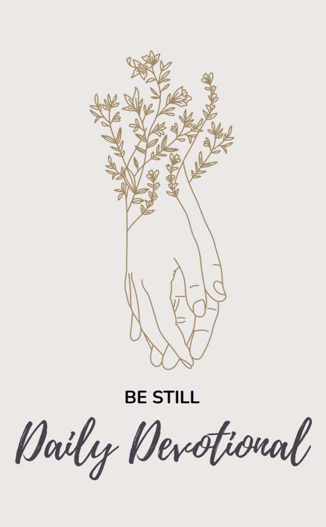 Be Still Daily Devotional Etsy