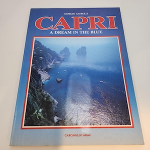 Vintage Capri Book by Giorgio Giubelli: Mediterranean Island Paperback