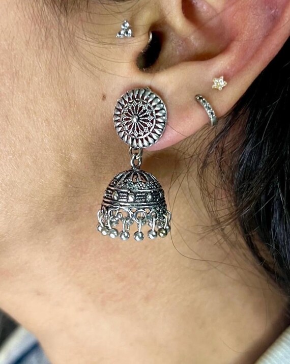 Big traditional earrings discount