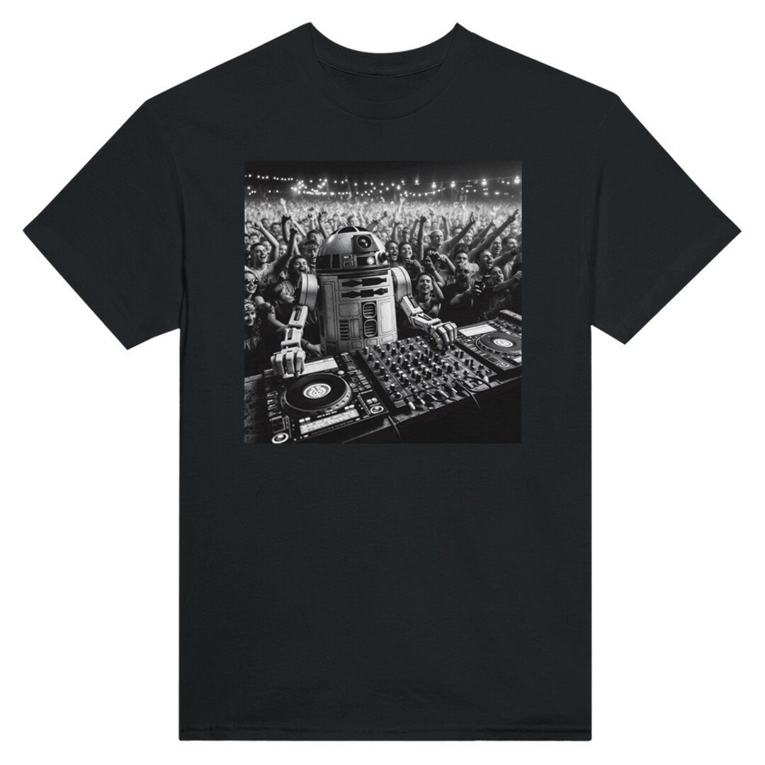 Teletech Grinder Rave Merch Robot DJ at A Rave T-shirt - Etsy