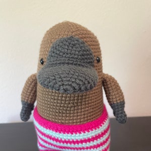 Crochet Platypus, George McPlatypus, Amigurumi Stuffie