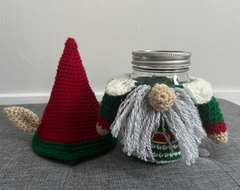 Crochet Pattern for Elf Jar
