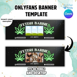 Onlyfans Banner Template: Cam Model Promo Graphic (Digital Download)