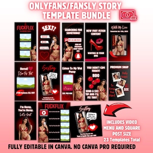 Szablony Onlyfans | Menu wskazówek dla Onlyfan Model Fansly Camgirl | Canva Darmowe pobieranie Menu ulotki Onlyfans Natychmiastowe pobieranie