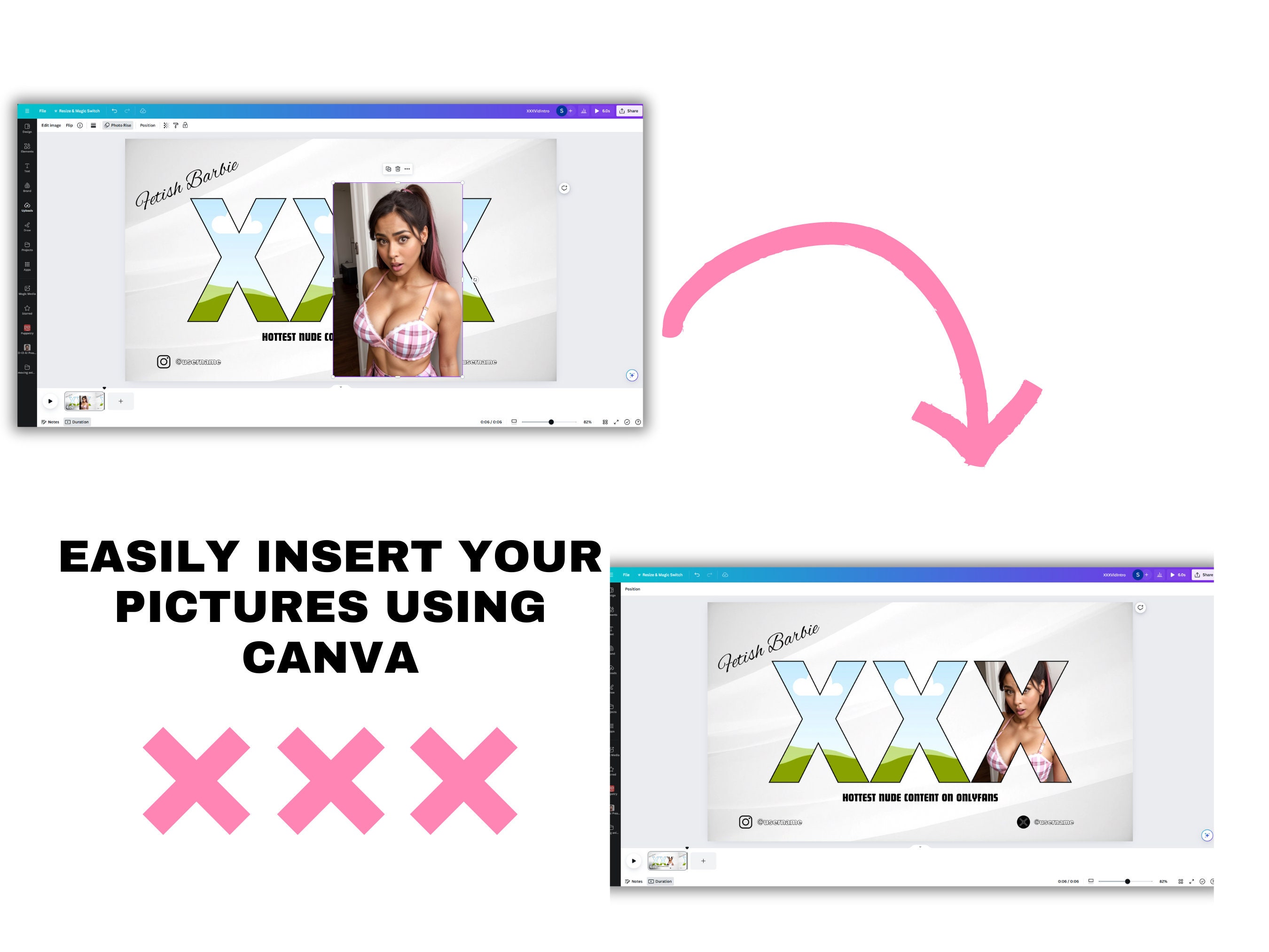 Onlyfans Customizable Video Intro Perfect for Onlyfans, Fansly Social