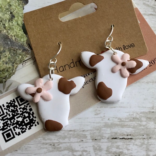 Cow Head earrings