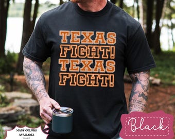 Men's Game Day Ready Texas Football Tee - Longsleeve Shirt, UT Sweatshirt, College Football Season Apparel, Tailgate Gift