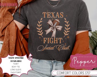 Game Day Texas Football Tee - Longsleeve Shirt, UT Sweatshirt, College Football Season Apparel, Tailgate Gift