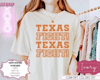 Game Day Ready Texas Football Tee - Longsleeve Shirt, UT Sweatshirt, College Football Season Apparel, Tailgate Gift