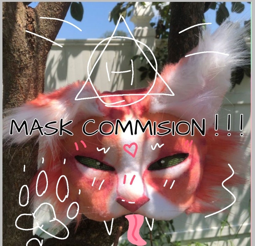  MAELSTROM 10Pcs Cat Fox Therian Masks for Halloween Costumes -  Blank White Animal Masks for Kids and Adults - Great for Parties :  Clothing, Shoes & Jewelry