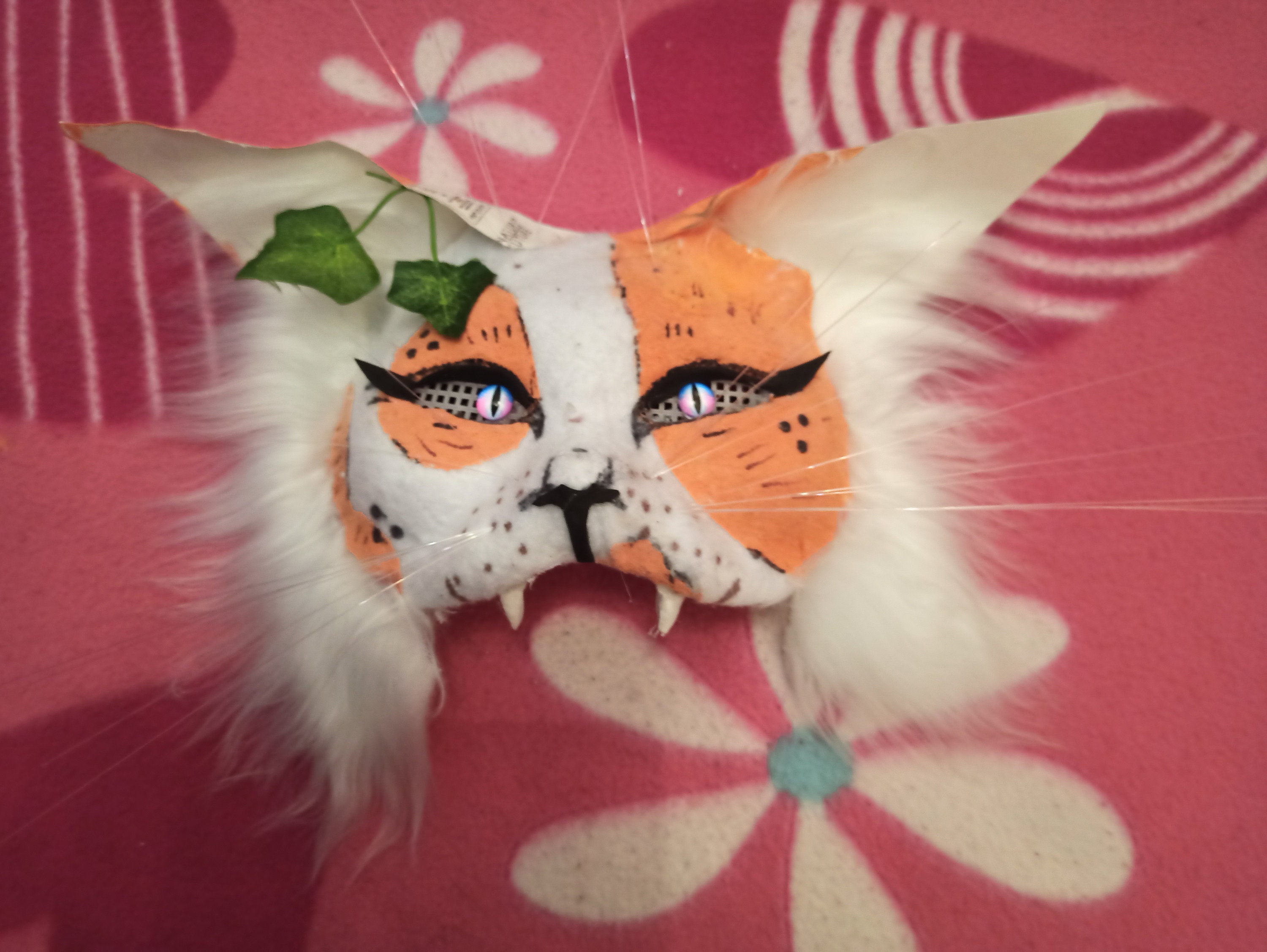 Orange kitty <3 #therian #catmask  Cat mask, Animal masks, Cute cats and  dogs
