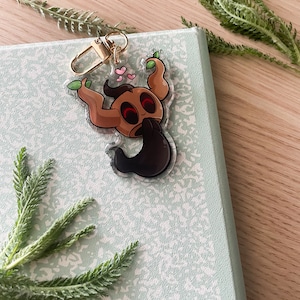 Kawaii Ghost Tree pkmn Keychain