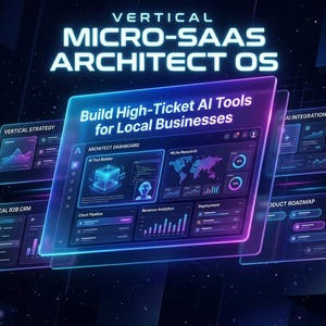 Vertical Micro-SaaS Architect OS | Código de Agencia IA, Prompts Cursor & Pitch | Blueprint B2B Next.js 14