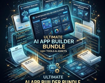 AI App Builder Toolkit, No-Code Creator, Cursor & Windsurf Prompts (Digital Download)
