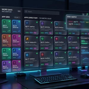 Micro SaaS Builder Bundle: 100 Web App Codebases, AI Prompts, Architecture Guide (Digital Download)