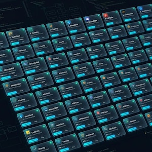 100 Micro-SaaS Ready Web App Templates Grid